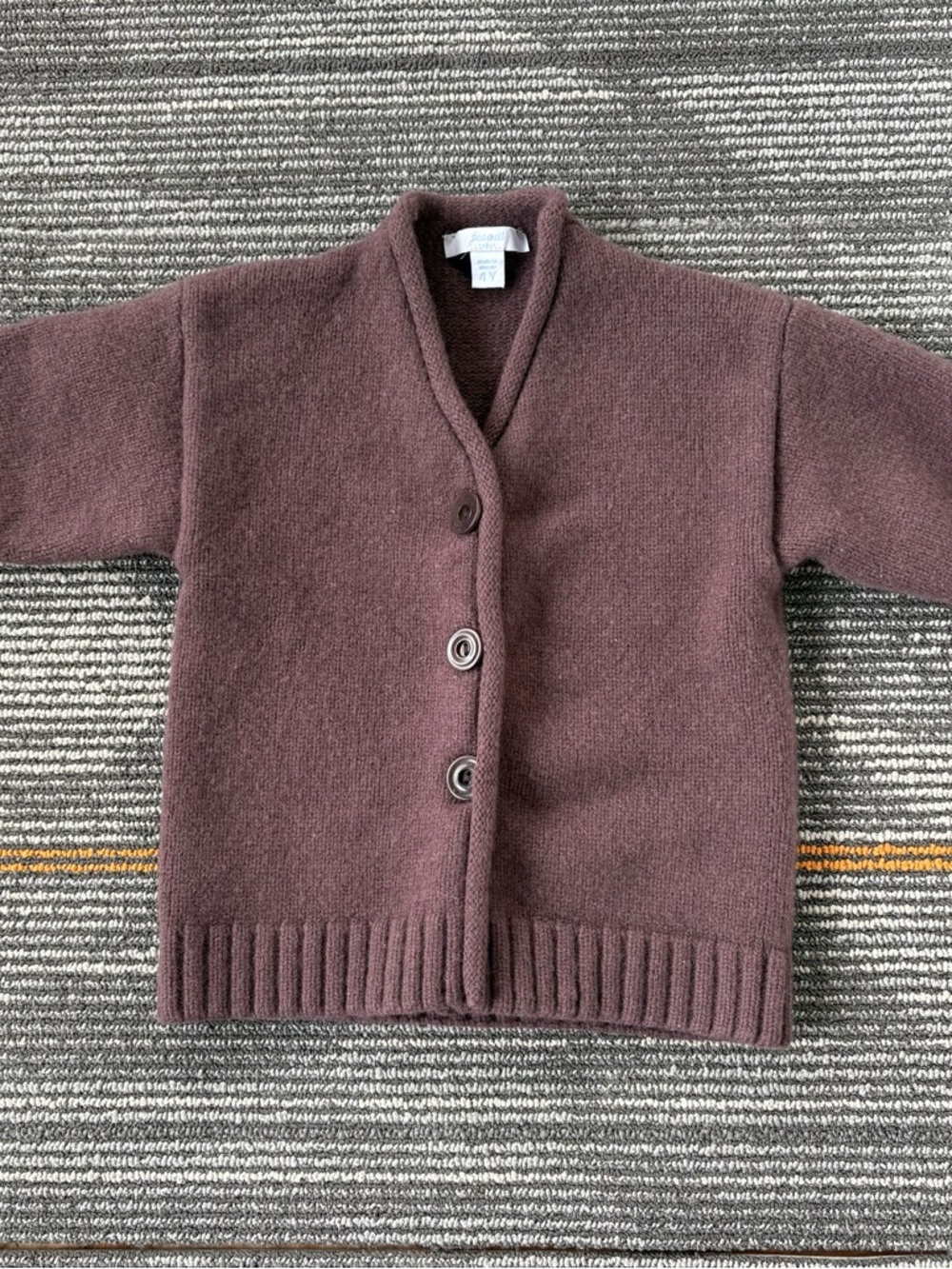 Jacadi Brown French Children’s fashion brand Knit Sweater Size 4Y